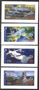 Vanuatu. 2007. 1340-43. Aviation, aircraft. MNH.