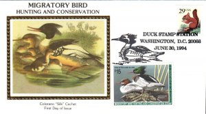 #RW61 Red-Breasted Merganser DC Colorano FDC