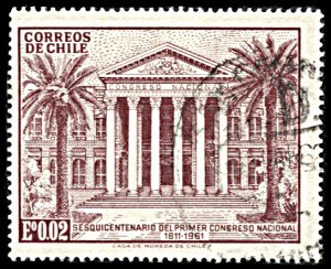 Chile 339, used, 150th Anniversary of First National Congress