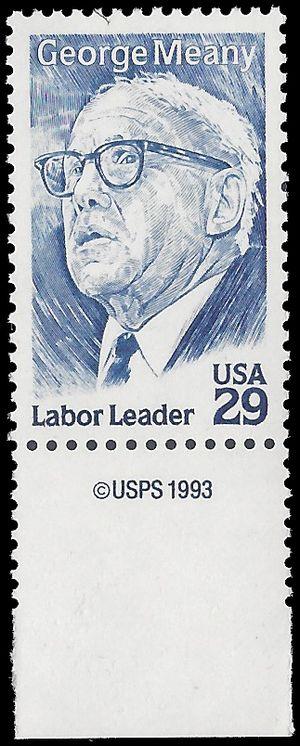 #2848 29c Labor Leader George Meany 1994 Mint NH