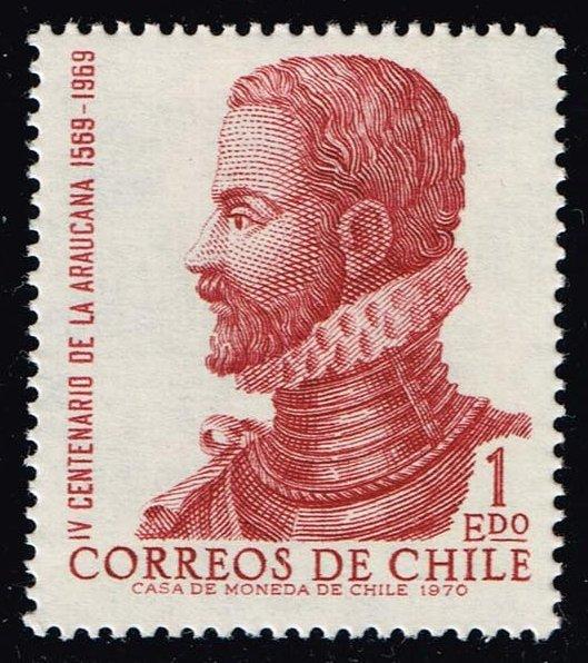 Chile #414 Alonso de Ercilla y Zuniga; MNH (0.45)