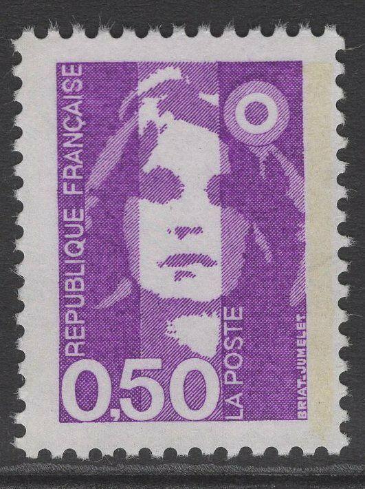 FRANCE SG2909 1990 50c REDDISH VIOLET MNH