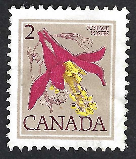 Canada #782 2¢ Sitka Columbine (1979). Perf. 13 x 13 1/2. Used.