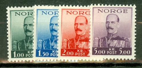 Norway 177-80 mint CV $11.25