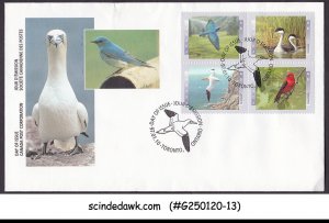 CANADA - 1997 BIRDS OF CANADA - 4V - FDC