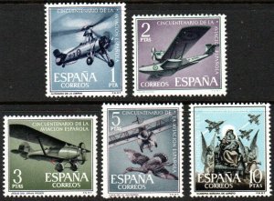 Spain Sc #1040-1044 MNH