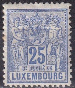 Luxembourg #55  F-VF  Unused  CV $175.00  Z1140