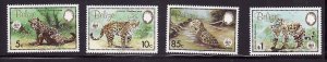 Belize-Sc#689-92- id9-unused NH set-WWF-Animals-Jaguar-1983-