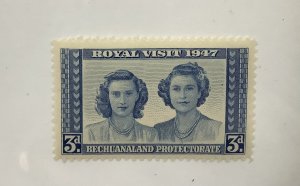 Bechuanaland Protectorate 1947  Scott 145 MNH - Royal visit