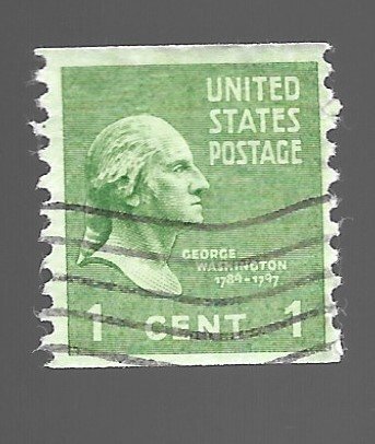 #839 US George Washington 1c used (a)