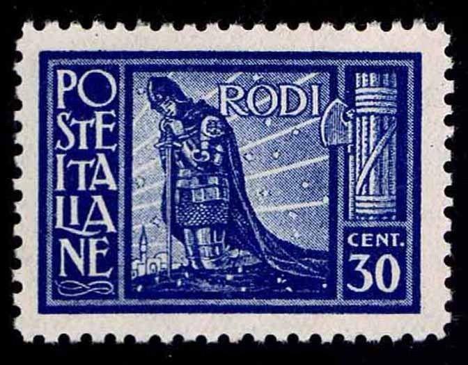 1929 ITALY - RHODES #19 - OGLH - VF - $62.50 (ESP#1544)