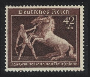 Germany Horses Brown Ribbon of Germany 1939 MNH SG#687
