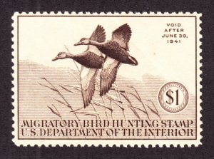 US RW7 $1 Duck Hunting Mint VF OG NH SCV $210 (002)
