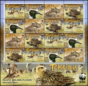 Tokelau 2007 Sc 352a Birds Plover WWF CV $40