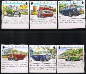 Jersey 1998,Sc.#834-9 MNH 75th Anniversary of the Jersey Motor Transport Company