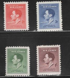 New Guinea Scott 48-51 MNH** KGVI  1937 set