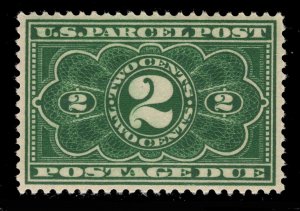 MOMEN: US STAMPS #JQ2 PARCEL POST POSTAGE DUE MINT OG NH VF+ LOT #81681*