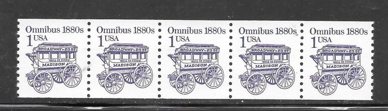 #2225B MNH Strip of 5