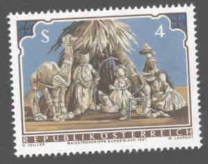 Austria Osterreich Scott 1196 MNH** 1981 Nativity stamp