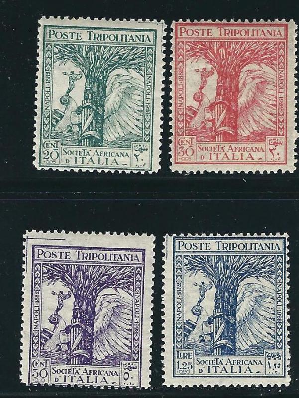 Tripolitania B17-20 Sas 46-49 MNH F/VF 1928 SCV $34.00