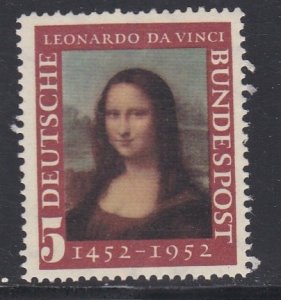 Germany # 687, Mona Lisa Painting, Mint NH, 1/2 Cat.