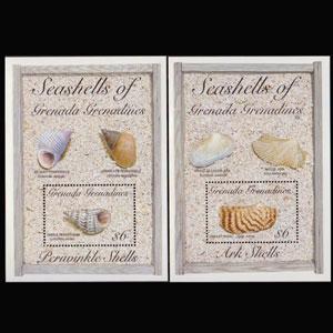 GRENADA GRENADINES 1993 - Scott# 1541-2 S/S Seashells NH