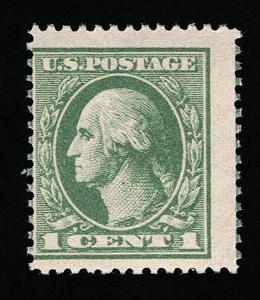 GENUINE SCOTT #536 MINT OG NH 1919 GRAY GREEN PERF-12½  OFFSET UNWMK  #7503