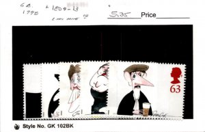 Great Britain, Postage Stamp, #1809-1813 Mint NH, 1998 Comedians (AB)