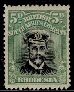 RHODESIA GV SG264, 5d black & green, M MINT. Cat £14.