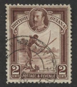 British Guiana - Scott 211 - KGV- Definitive -1934 - FU - Single 2c Stamp