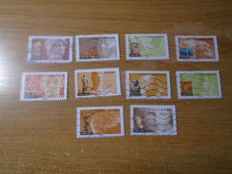 France  #  3279-88   used