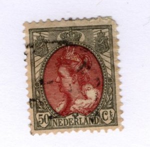 Netherlands #80 - Used - CAT VALUE $1.10
