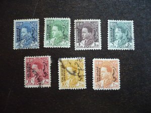 Stamps - Iraq - Scott# O73-O78,O80 - Used Part Set of 7 Stamps