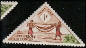 Congo Republic J35 - Mint-H - 1fr Litter (1961)