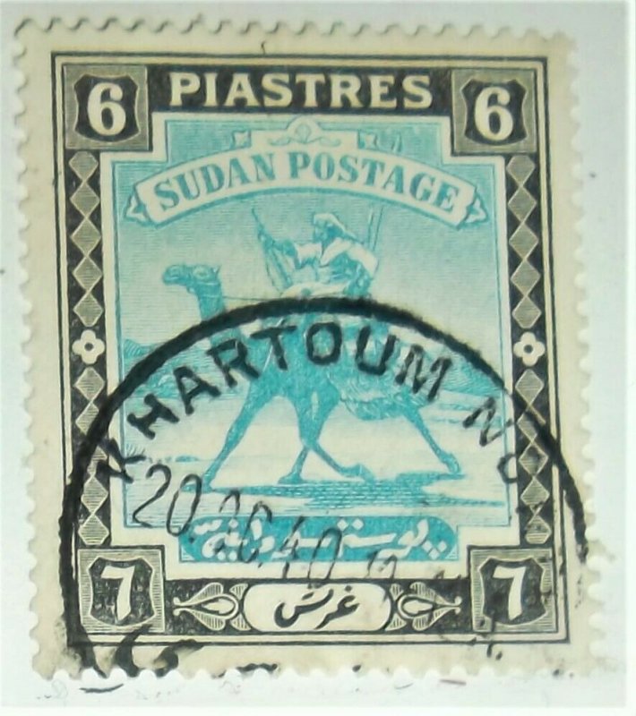 1948 SUDAN CAMEL SCOTT #90 A8 6P