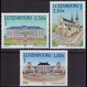 LUXEMBOURG 2003 - Scott# 1107-9 Tourism Set of 3 NH