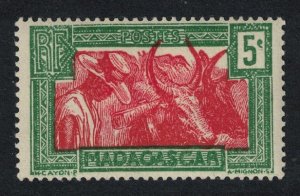 Madagascar Zebus Cattle 5c 1930 MH SG#127