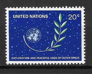 United Nations 373 Peaceful Uses of Outer Space set MNH