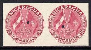 Nicaragua 1954 United Nations 30c (Flags) in unmounted mi...