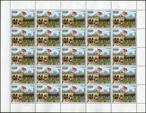30th Anniversary of Great Victory Day -SHEET (I) PERFORATED- (MNH)