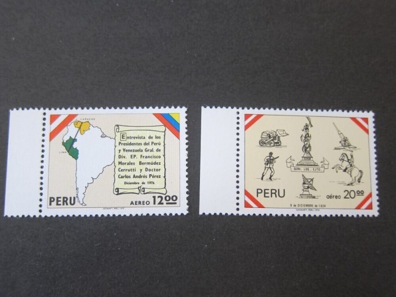Peru 1977 Sc C461-62 set MNH