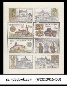 CZECHOSLOVAKIA - 1982 KRIVOKLAT CASTLE SCOTT#2415-2418 - MIN/SHT MNH