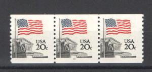 US 1981 Sc# 1895a Narrow Block tagged Plate # 10 MNH VF+