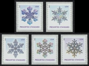 #4808-4812 Snowflakes, Singles, Mint **ANY 4=FREE SHIPPING**