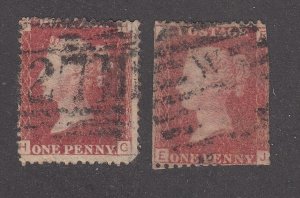 Great Britain #33 Used - PL132. Lot of 2.