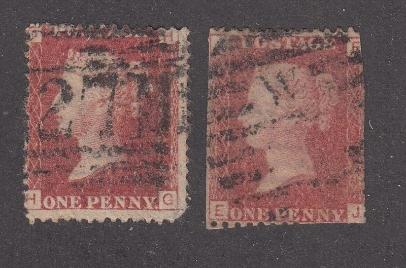 Great Britain #33 Used - PL132. Lot of 2.