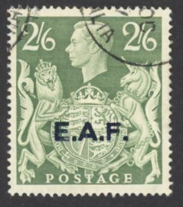 Great Britain East Africa Sc# 9 Used (a) 1946 2sh6p overprint King George VI