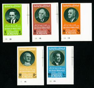 Jordan Stamps # 594-8 XF Scarce OG NH Set of 5