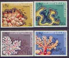 GILBERT & ELLICE IS. - 1972 - Corals - Perf 4v Set - MNH