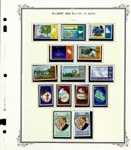 Gilbert & Ellice Mint 1930s to 1970s Clean Stamp Collection